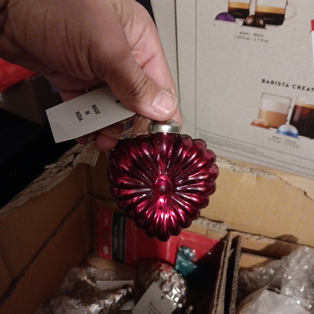 New Glass Christmas ornaments
